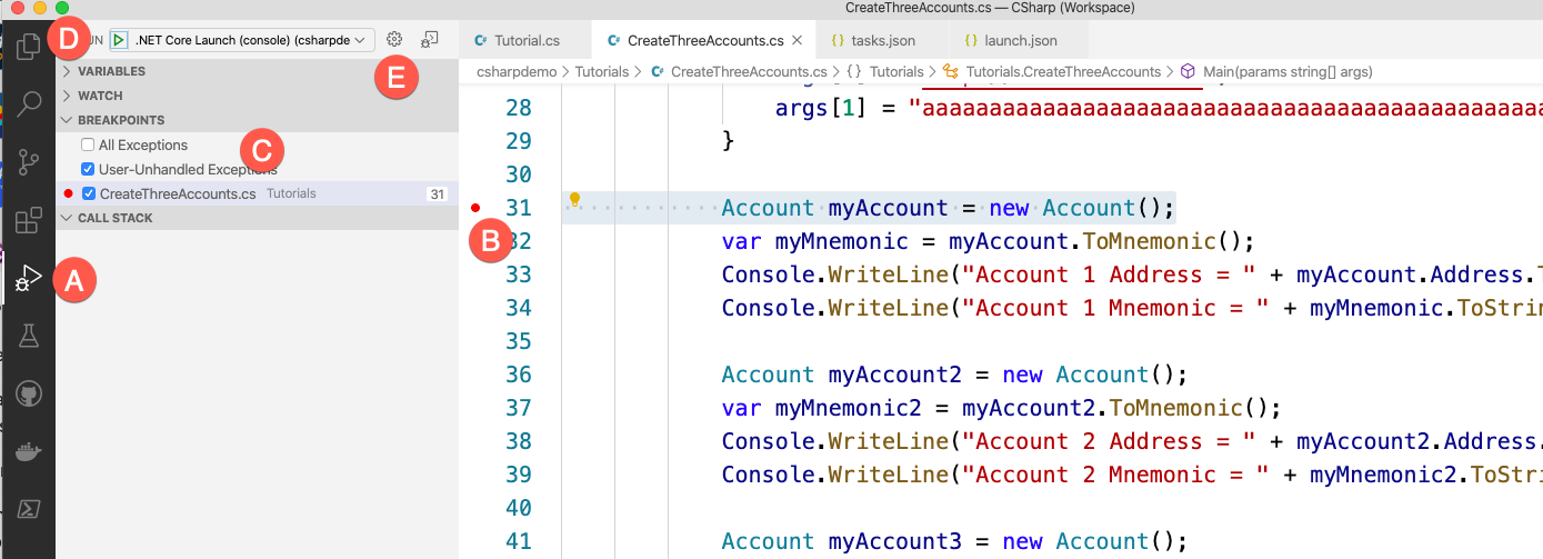 Using VS Code with C# | Algorand Developer Portal