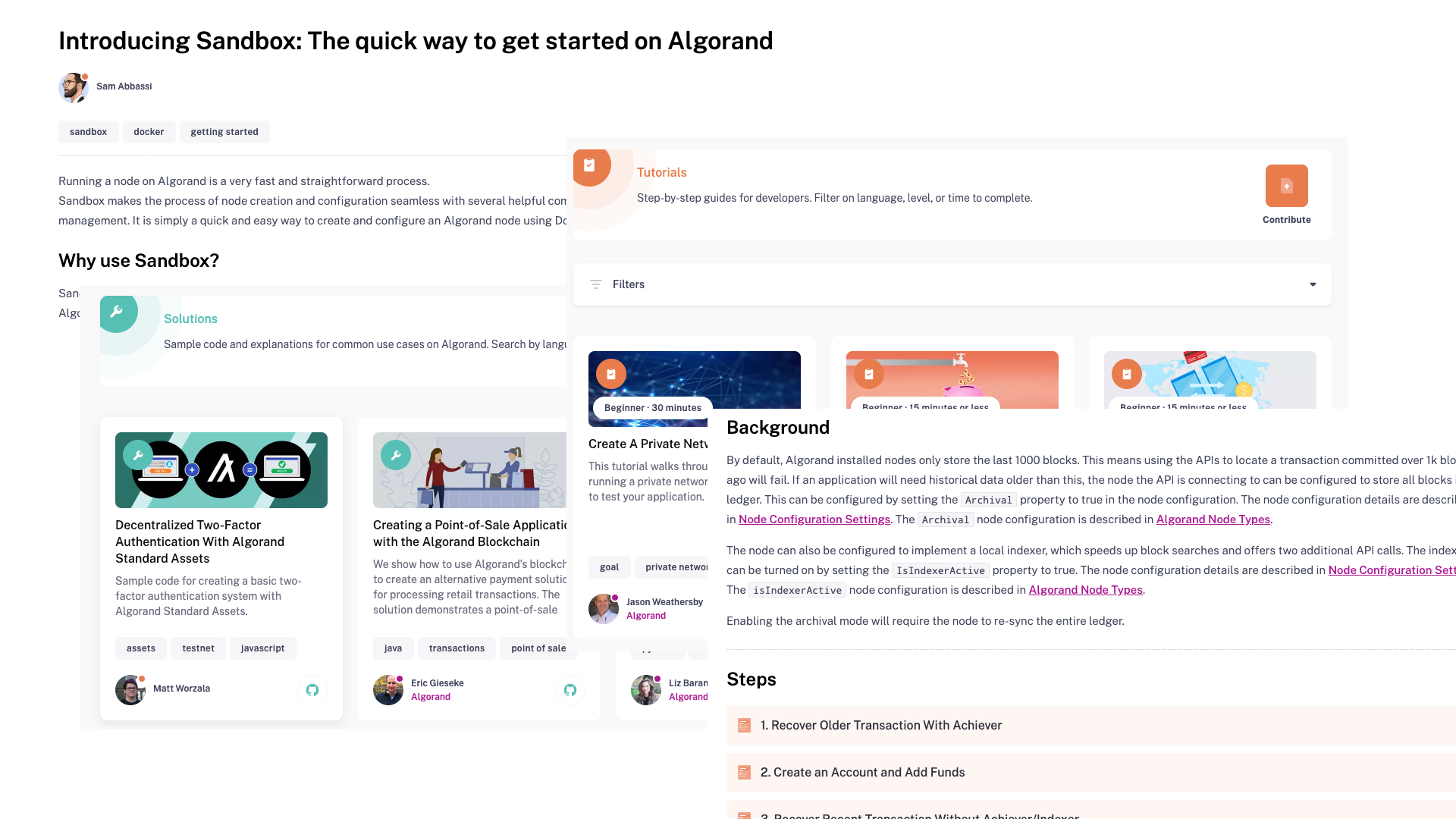 Getting Started on Algorand | Algorand Developer Portal