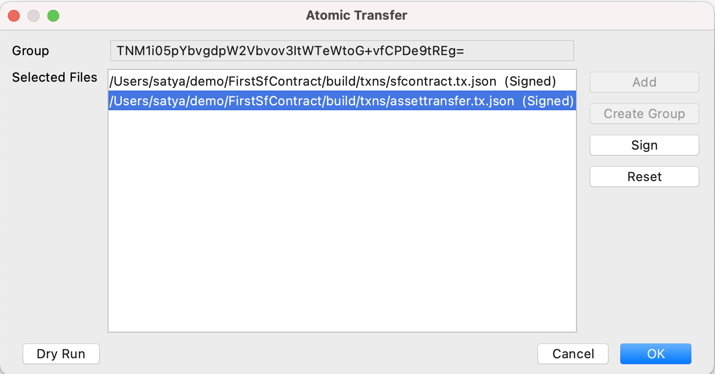 Atomic Transfers