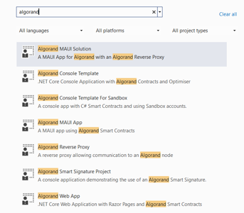 Algorand Microsoft Developer Tools Rock! | Algorand Developer Portal